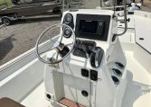 Excel Bay Pro 220 Aluminum Bay Boat Console with Humminbird Helix 7