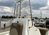 Excel Bay Pro 220 Aluminum Bay Boat Fold Down Windsheild and Handrail