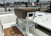 Excel Bay Pro 220 Aluminum Bay Boat Leaning Post with foot rest