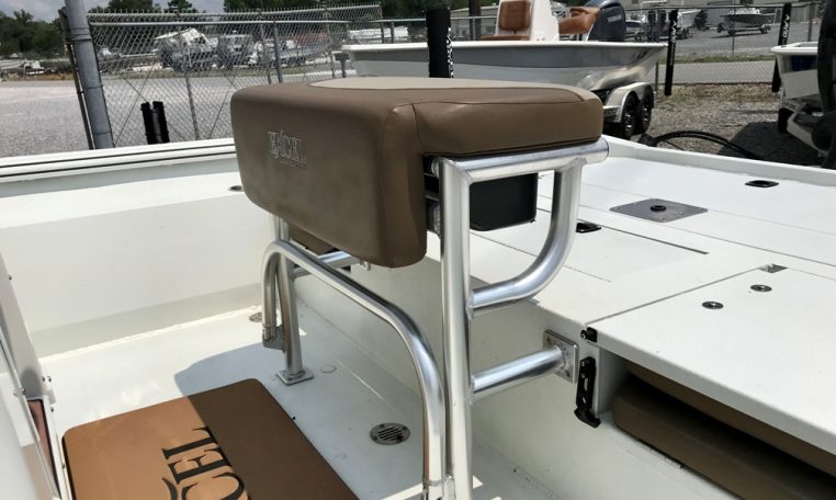 Excel Bay Pro 220 Aluminum Bay Boat Leaning Post with foot rest