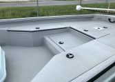 Excel Bay Pro 220 Aluminum Bay Boat with fronk deck step up and storage EX22 1443