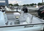 Excel Bay Pro 220 Aluminum Bay Boat with rear flip up jump seats EX22 1443